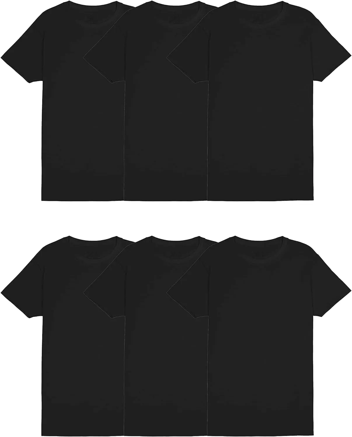 72 Pack-Men's Eversoft Cotton Stay Tucked Crew T-Shirt