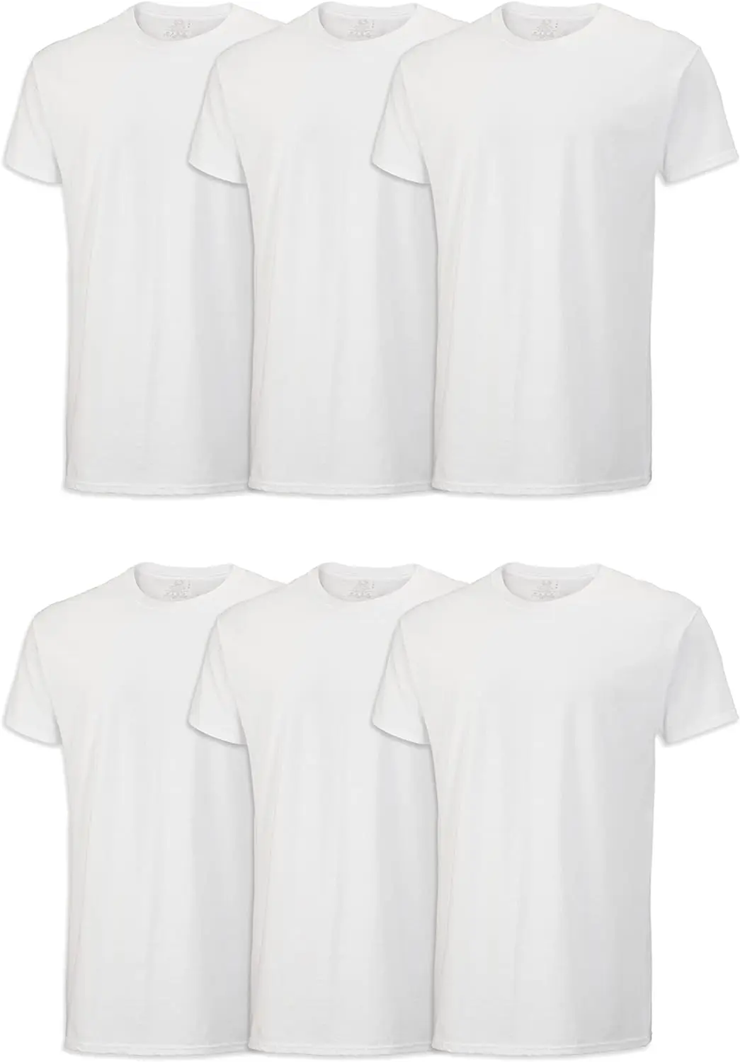 72 Pack-Men's Eversoft Cotton Stay Tucked Crew T-Shirt