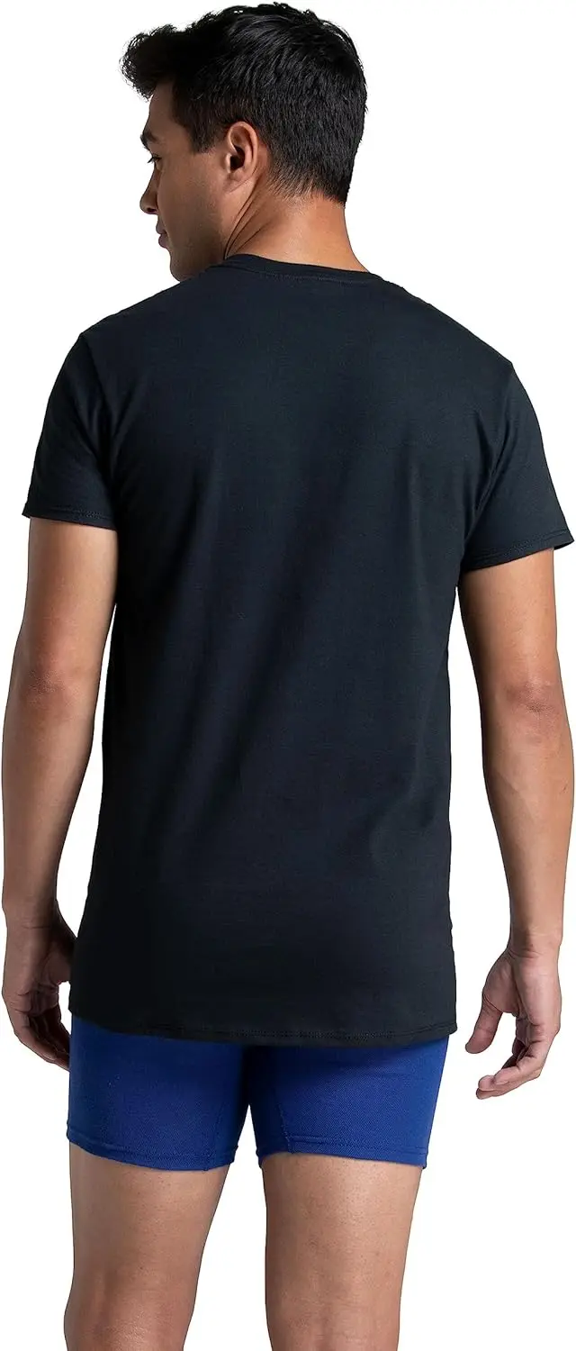 72 Pack-Men's Eversoft Cotton Stay Tucked Crew T-Shirt